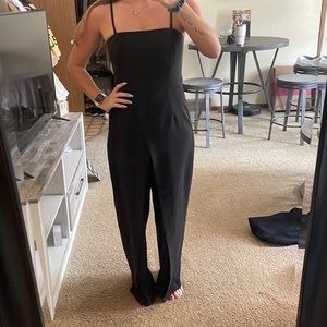 Boujee black jumpsuit that I wore for a wedding 1 time!